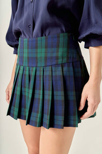 English Factory - Plaid Skort