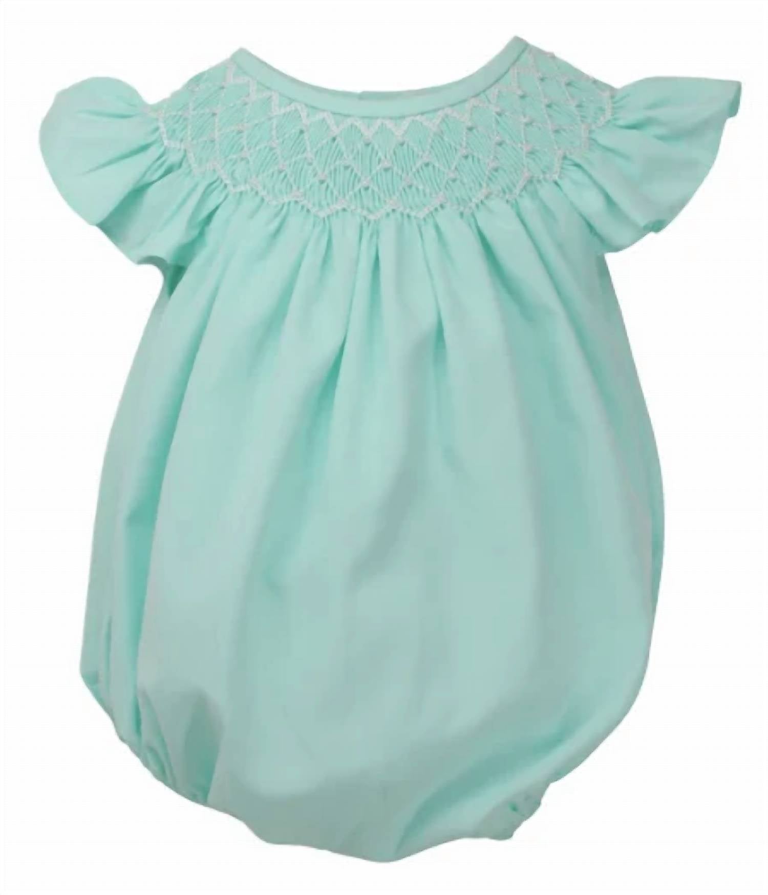 Sweet Dreams - Girls Catherine Pearl Smocked Bubble
