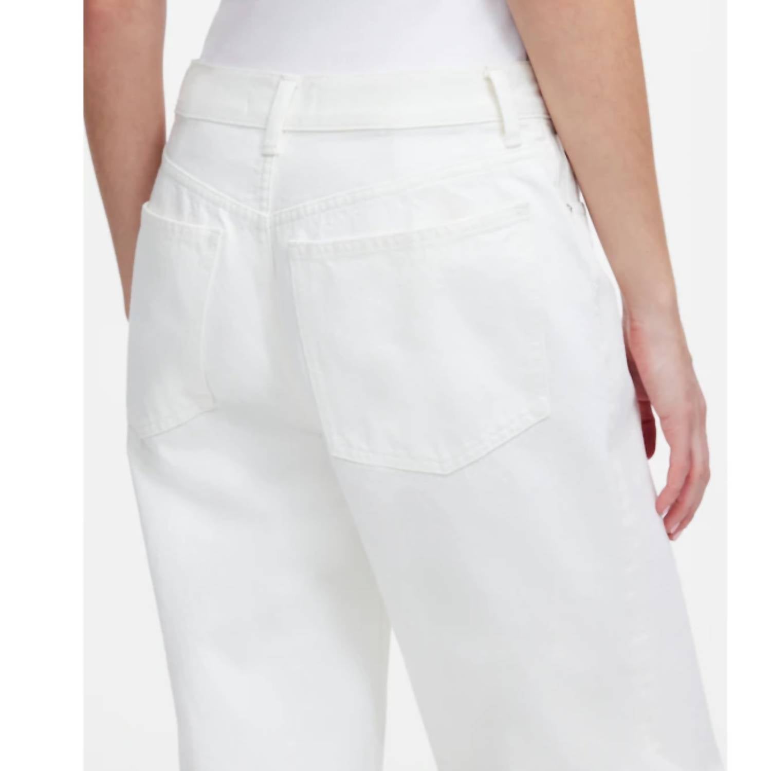 Madewell Women's Low-slung Baggy Jeans in tile white - women's jeans - view 6