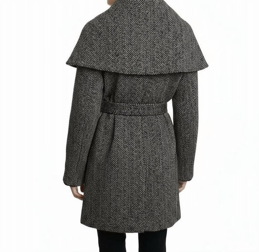 Mo-Ka - Asymmetrical Shawl Collar Coat