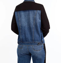 Fdj - Mina Mixed Media Denim Jacket