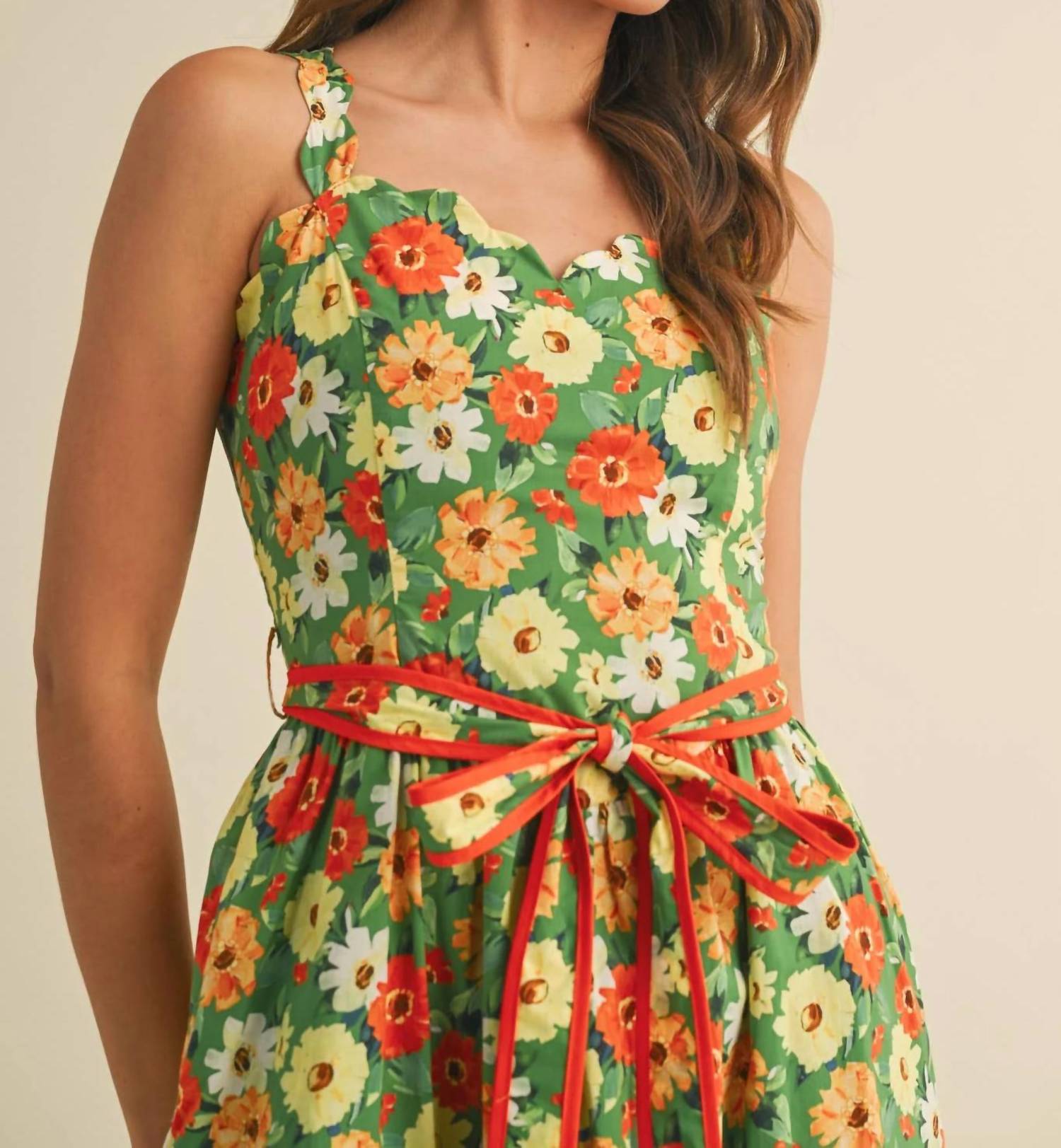 &Merci - Scalloped Mini Dress