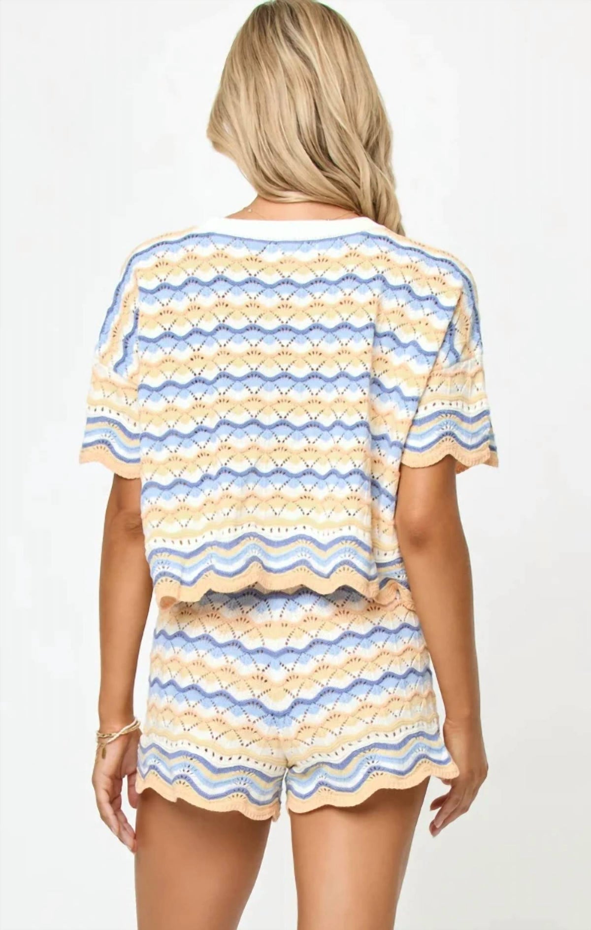 L*Space - Sunchaser Crochet Knit Shorts