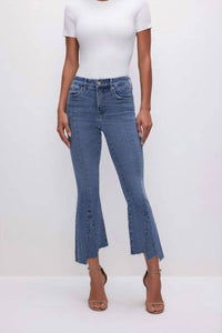 Good American - Good Legs Cropped Mini Bootcut Jean