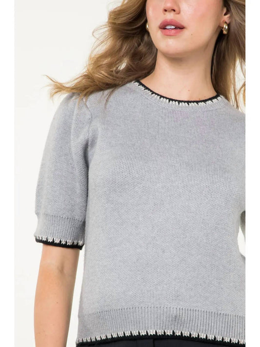 Thml - Lowery Short Sleeve Sweater