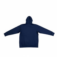 adidas Men's Long Sleeve Fleece Hoodie in navy - men's shirt - alternate view