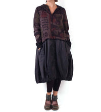 Rundholz Black Label - Printed Hooded Zip Coat