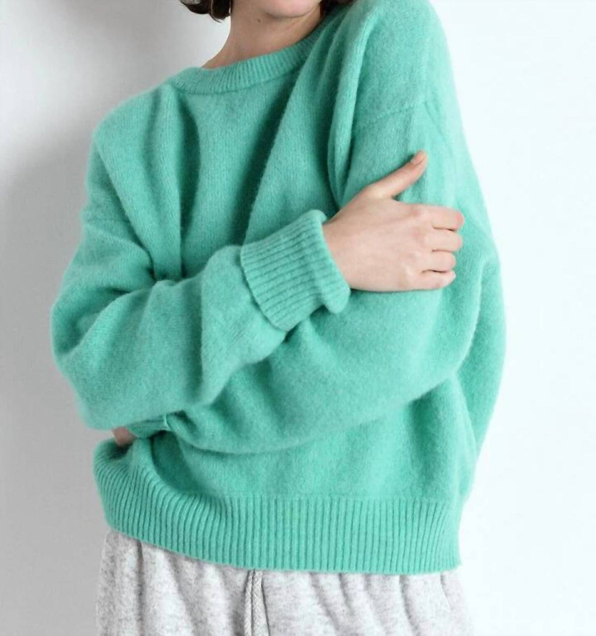 American Vintage - Melange Riviera Long Sleeve Sweater