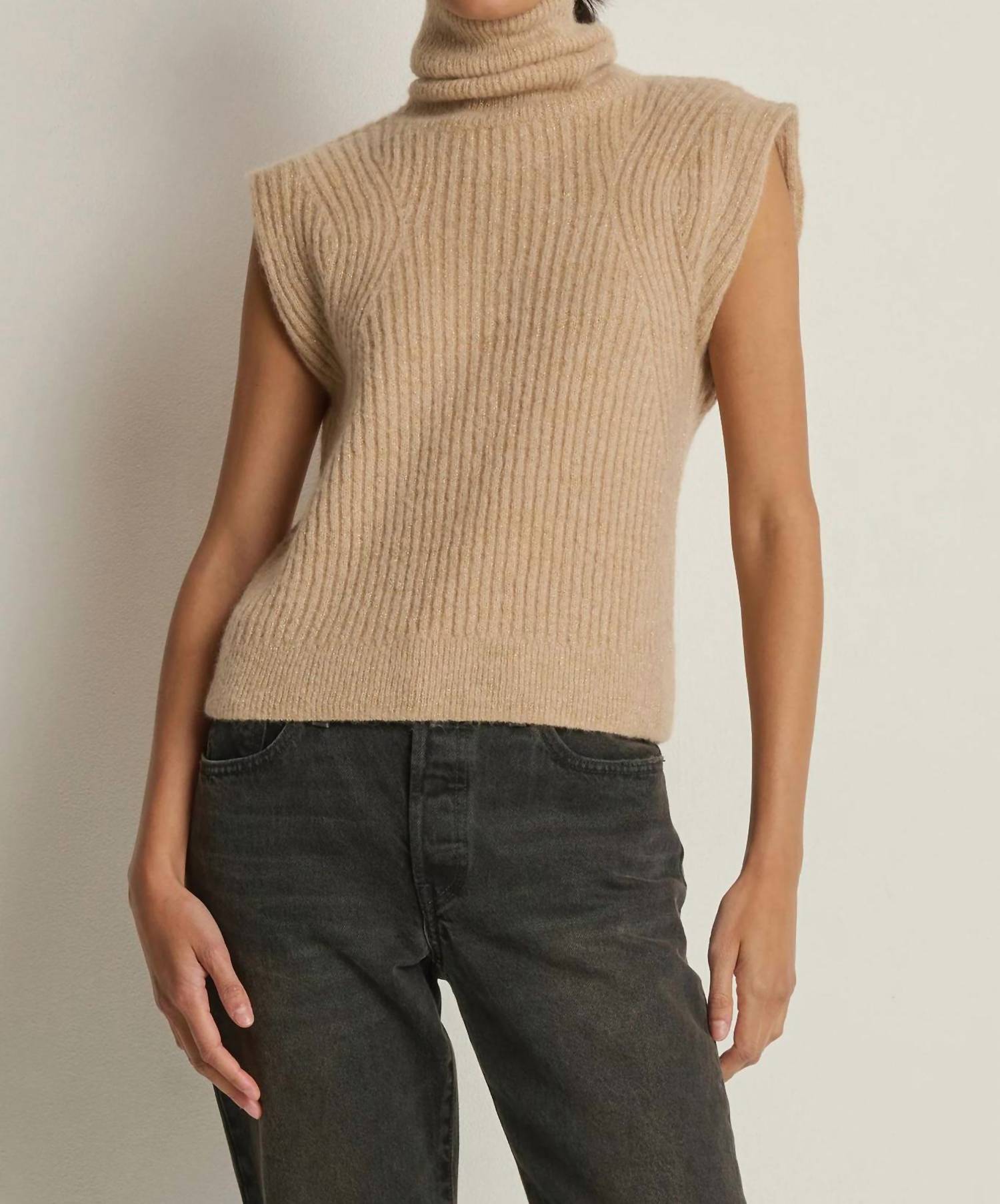 Nation Ltd - Isha Turtleneck Tank Sweater