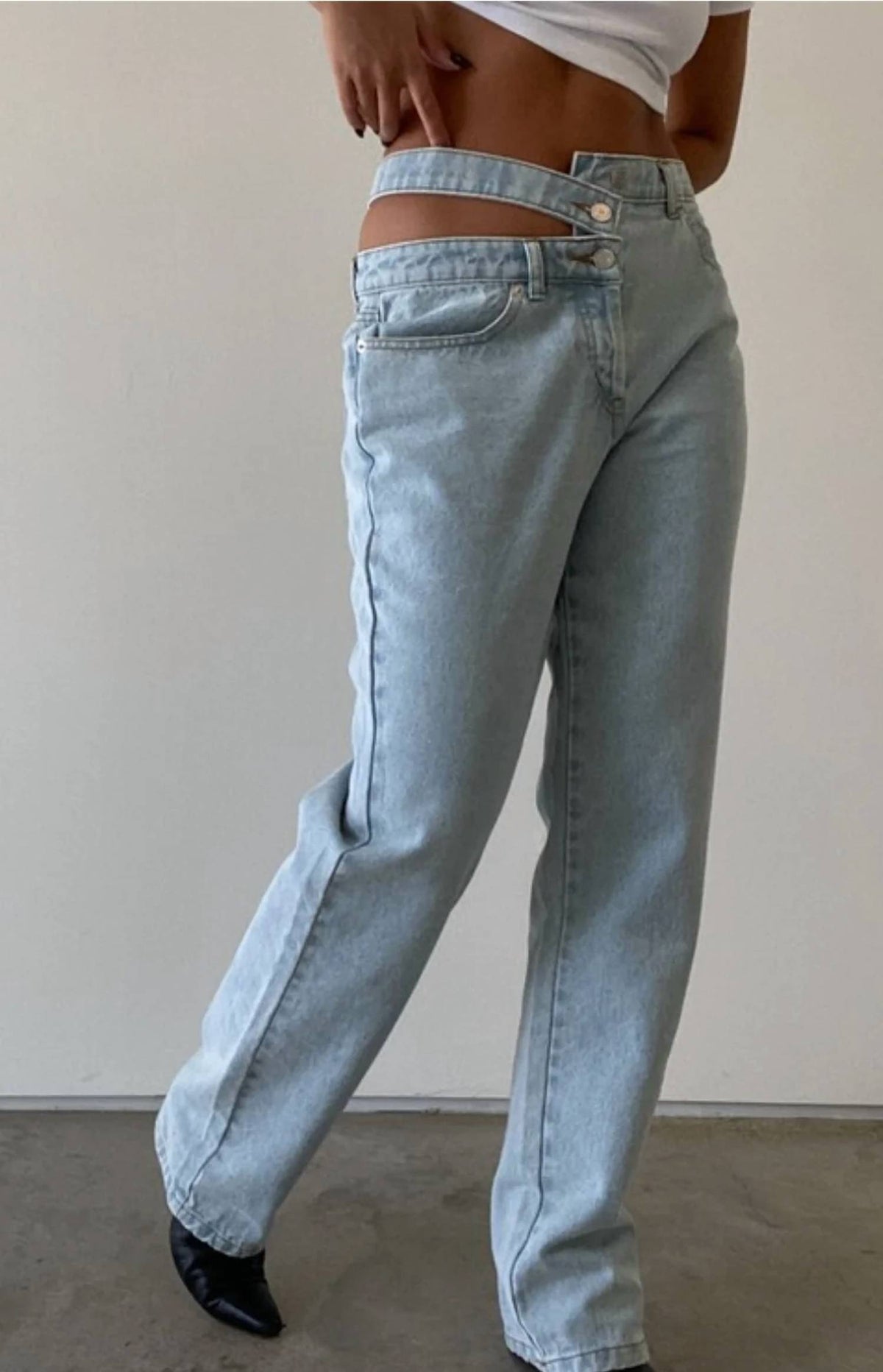 Et Clet - Broken Waistband Jeans