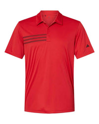 adidas Men's 3-stripes Chest Top in red - men's shirt - detail view