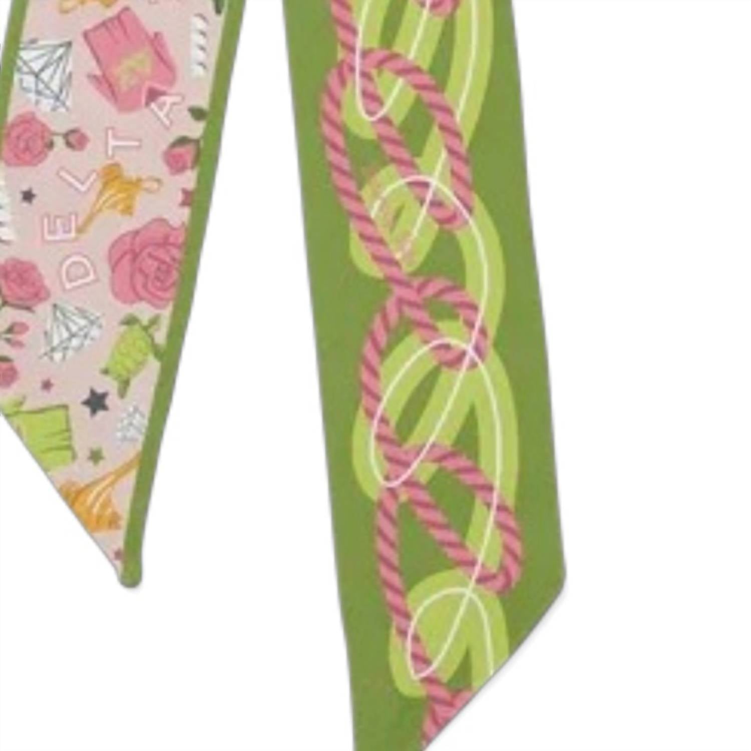 Saturday Silks - Women's Delta Zeta Twilly Scarf