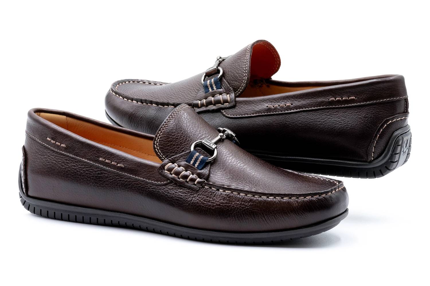 Martin Dingman - Men's Bermuda Glove Leather Horse Bit Loafers