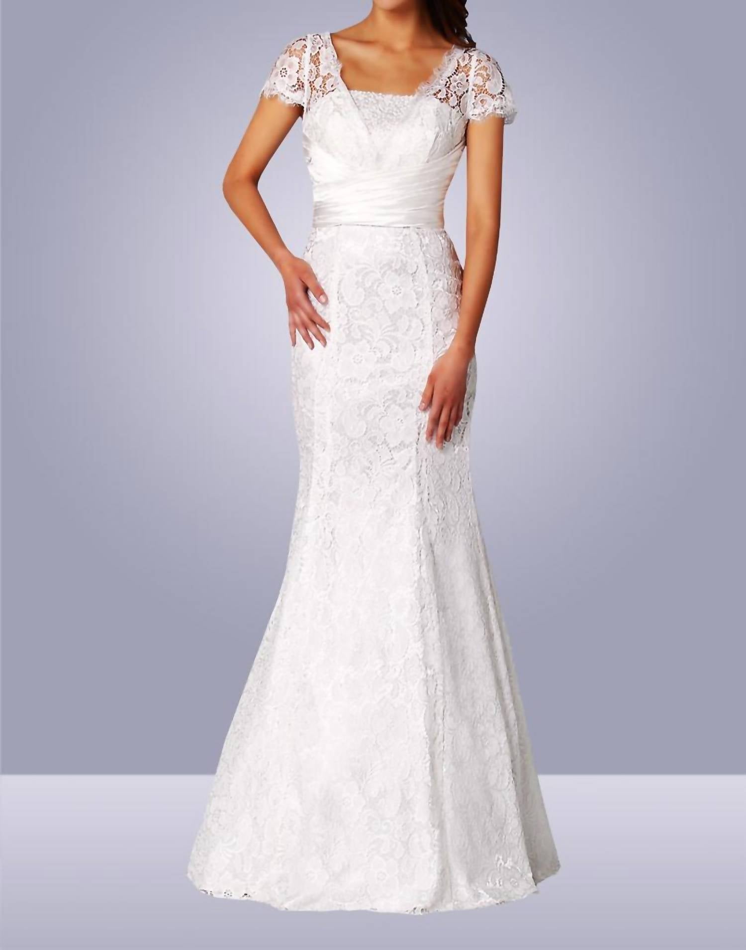 Karishma Creations - Lace Overlay Gown