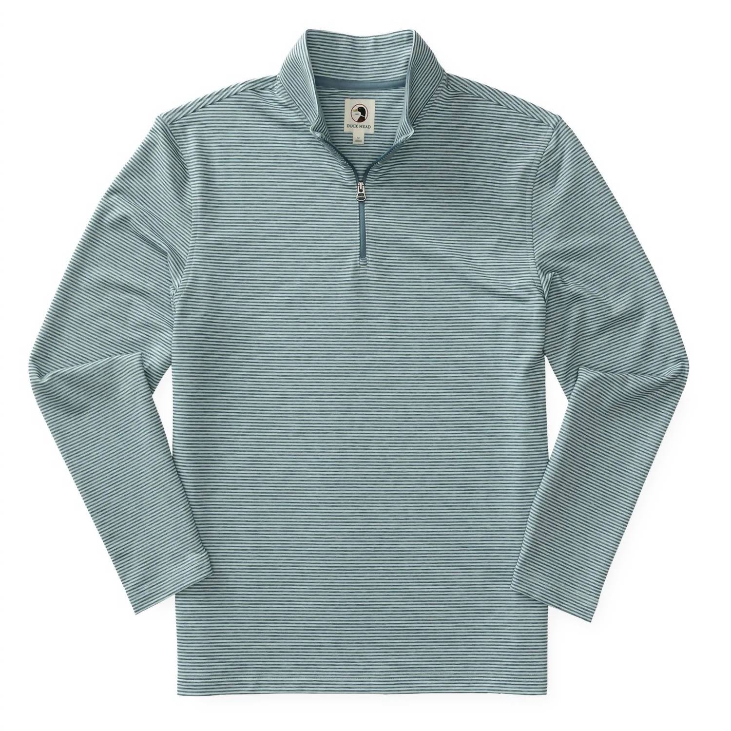 Duck Head - Wakeman Stripe Performance 1/4 Zip Sweater