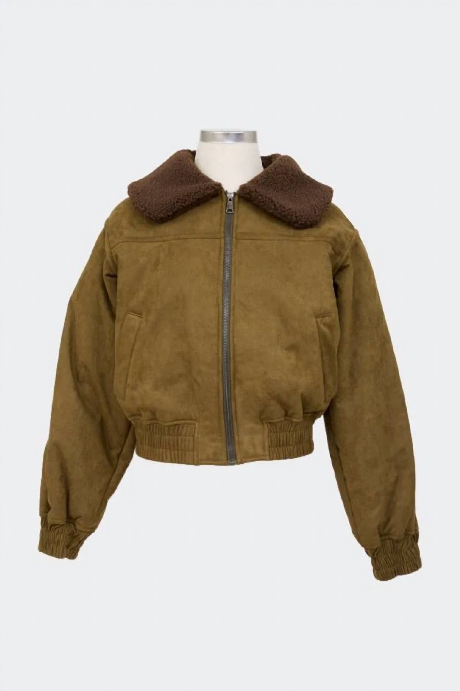 Moon River - Women's Teddy Lined Bomber Jacket
