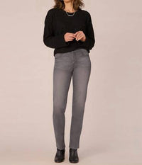 Democracy Rhinestone Detail Hi-low Petite Knit Top in black - women's long sleeve top - view 4