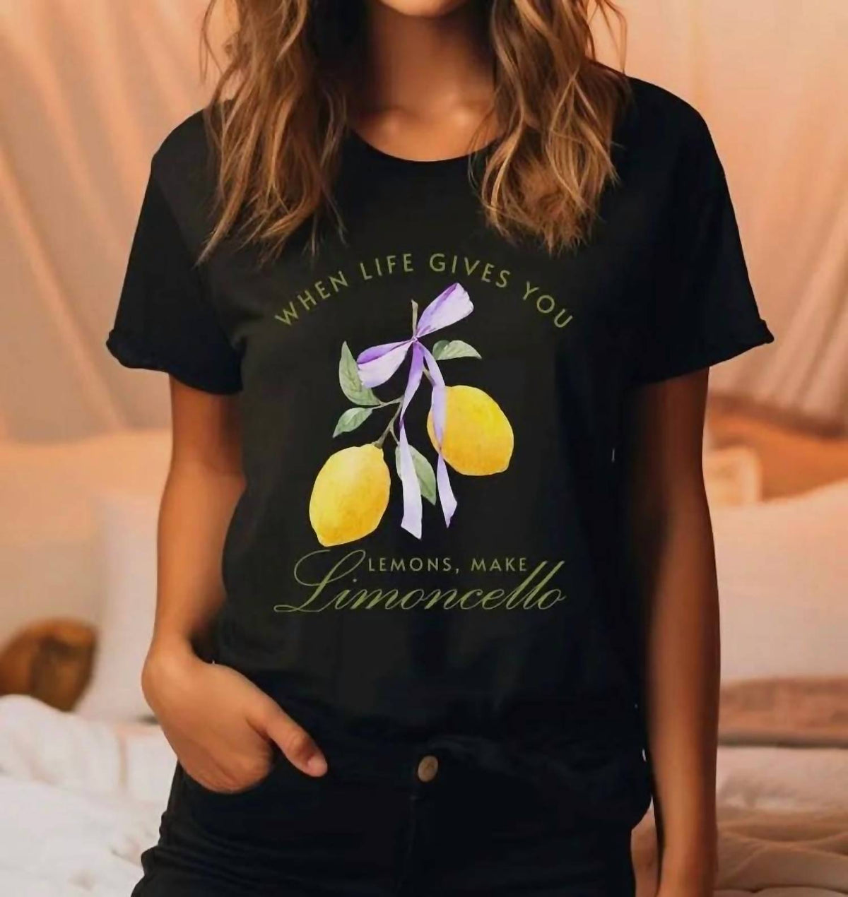 Always Amalfi - Women's Limoncello Graphic Top