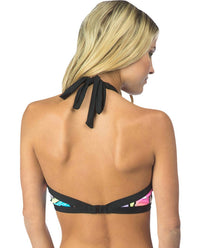 Bikini Lab - Bandeau Halter Bikini Top