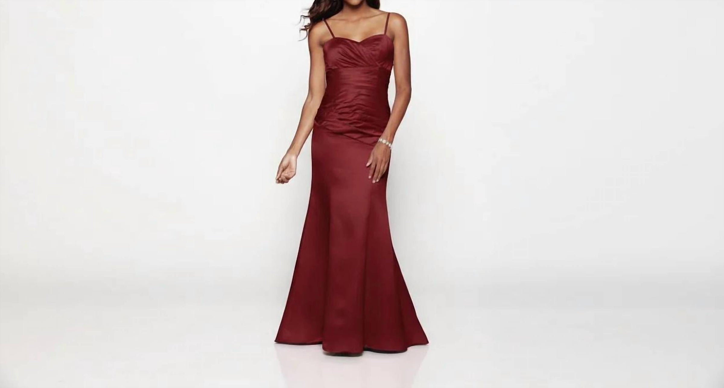 Last Dress - Satin Embrace Ruched Gown