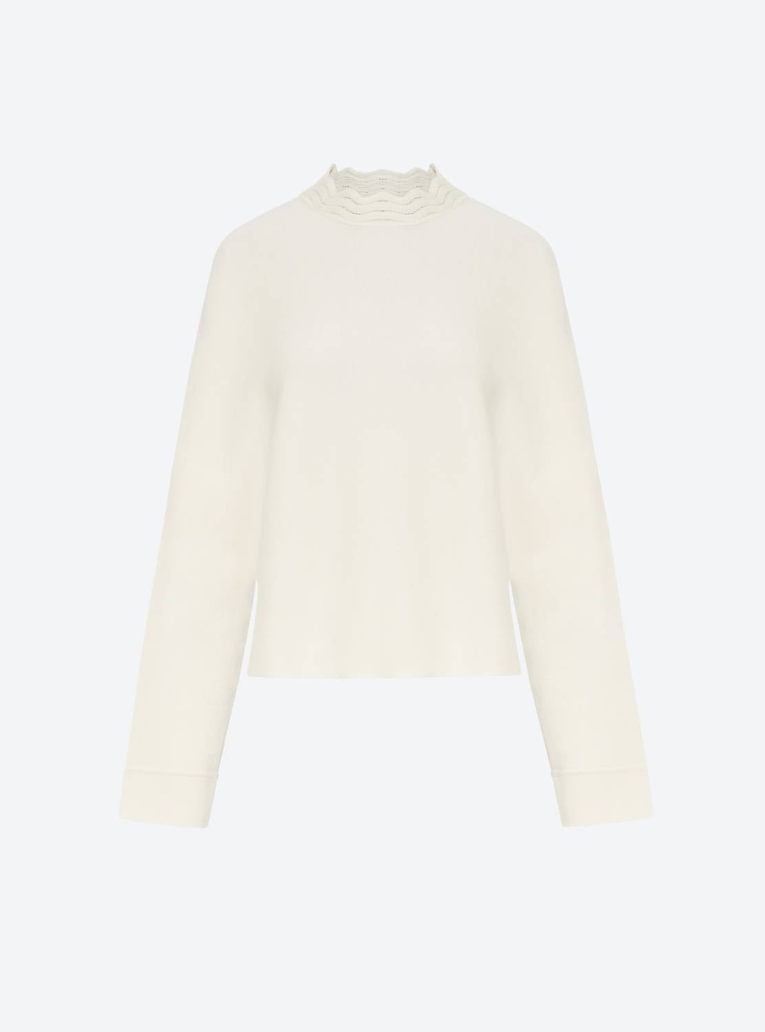 Molli - Dario Knit Scalloped Collar Sweater