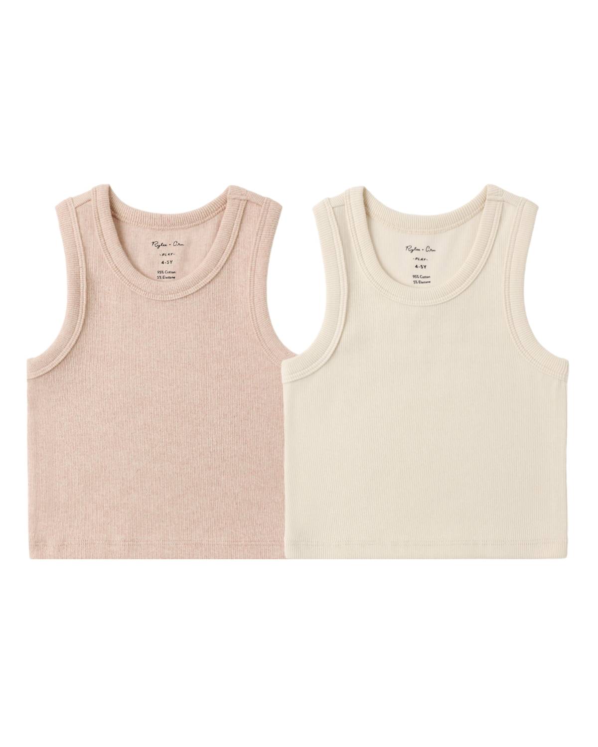Rylee + Cru - Kid's Ribbed Tank Set