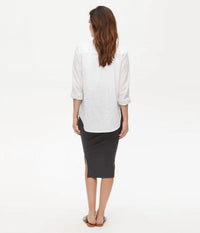 Michael Stars - Rae Ribbed Midi Skirt