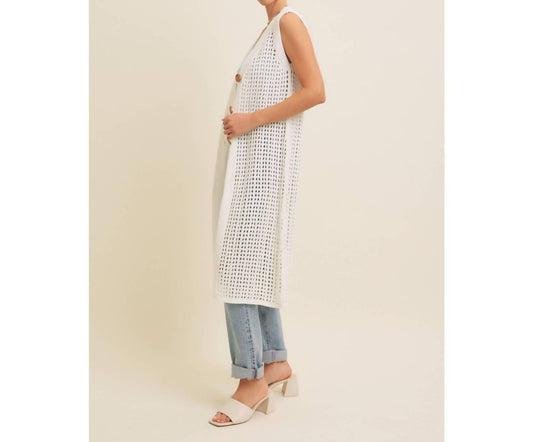 In February - Palm Beach Knit Vest