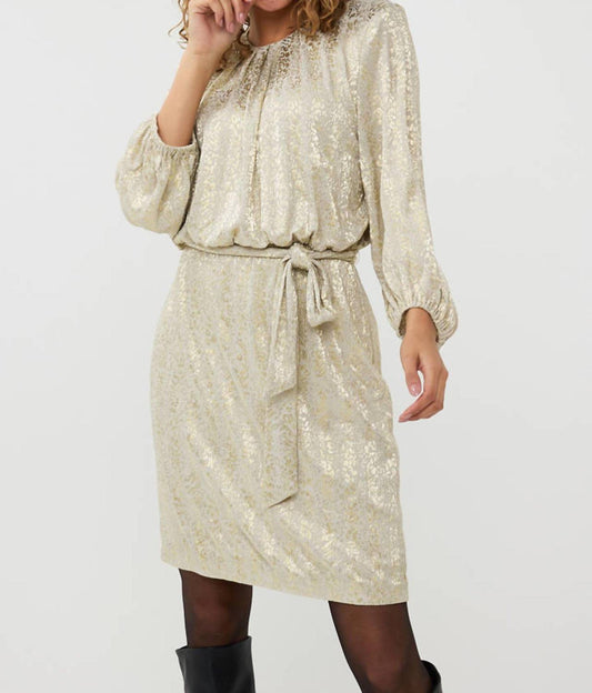 Esqualo - Foil Leopard Dress