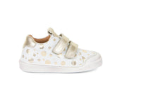Froddo Girls Rosario Velcro Shoes in gold - kids' sneaker