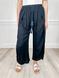 Cozy Co. - High-rise Swim Cover Up Bottom Pants