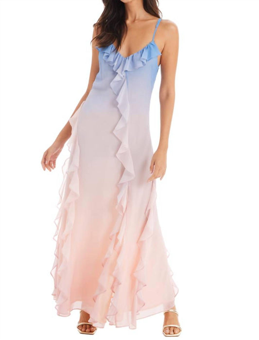 Allison New York - Jackie Ruffle Maxi Dress
