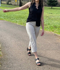 Tribal - High Rise Twill Capri Pants