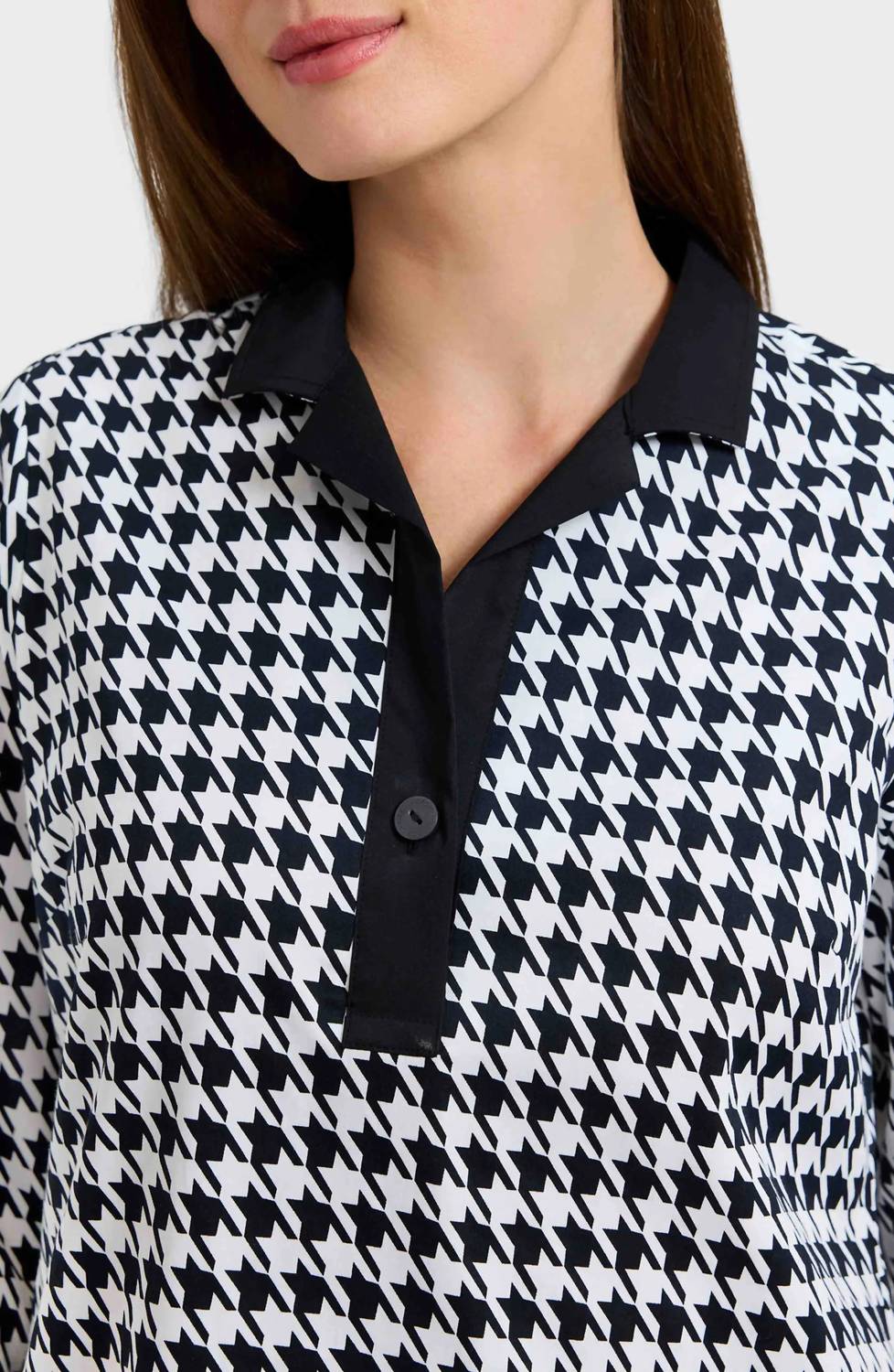 Foxcroft - Sloane Houndstooth Shirtdress