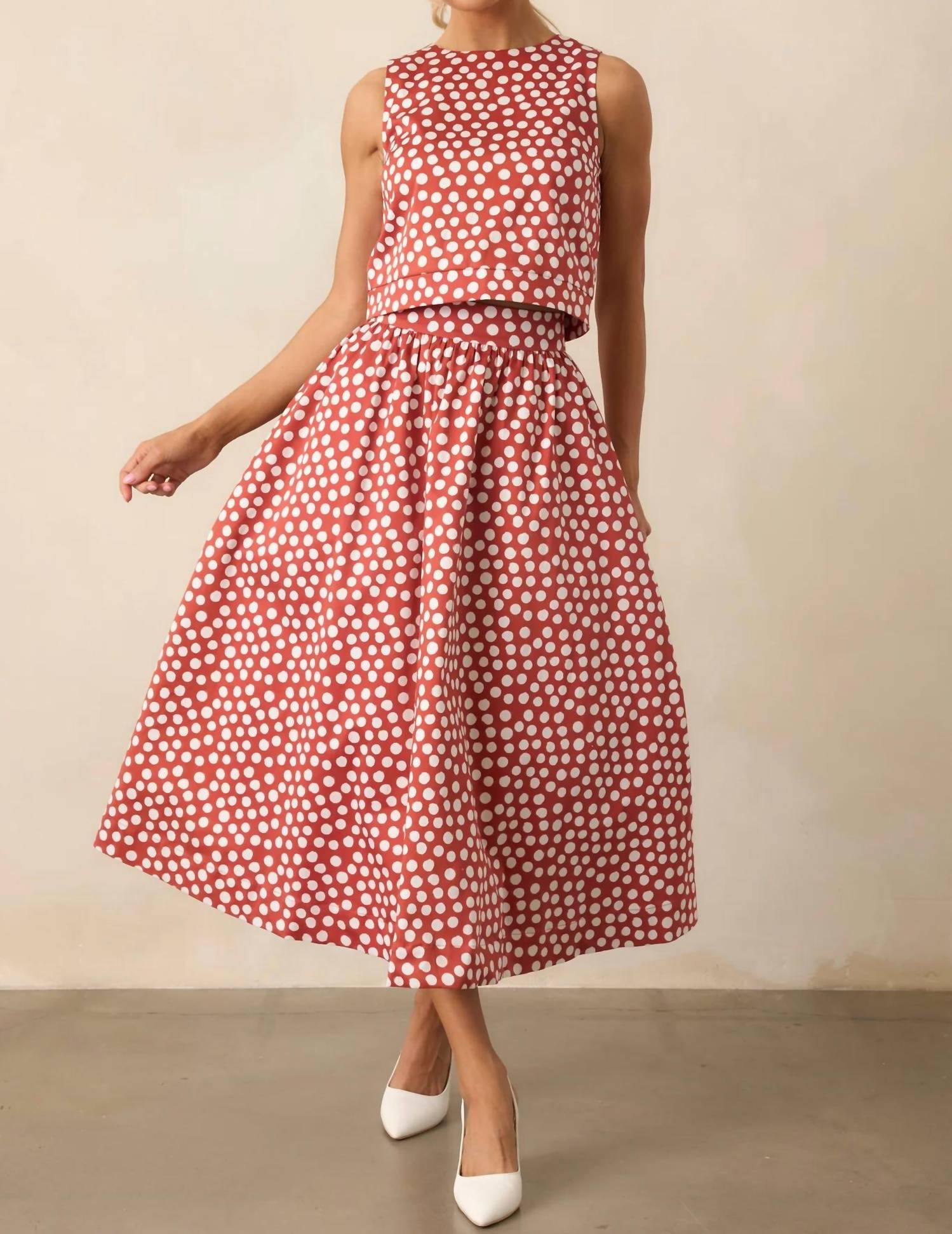 Prosperina - Thena Polka Dot Skirt