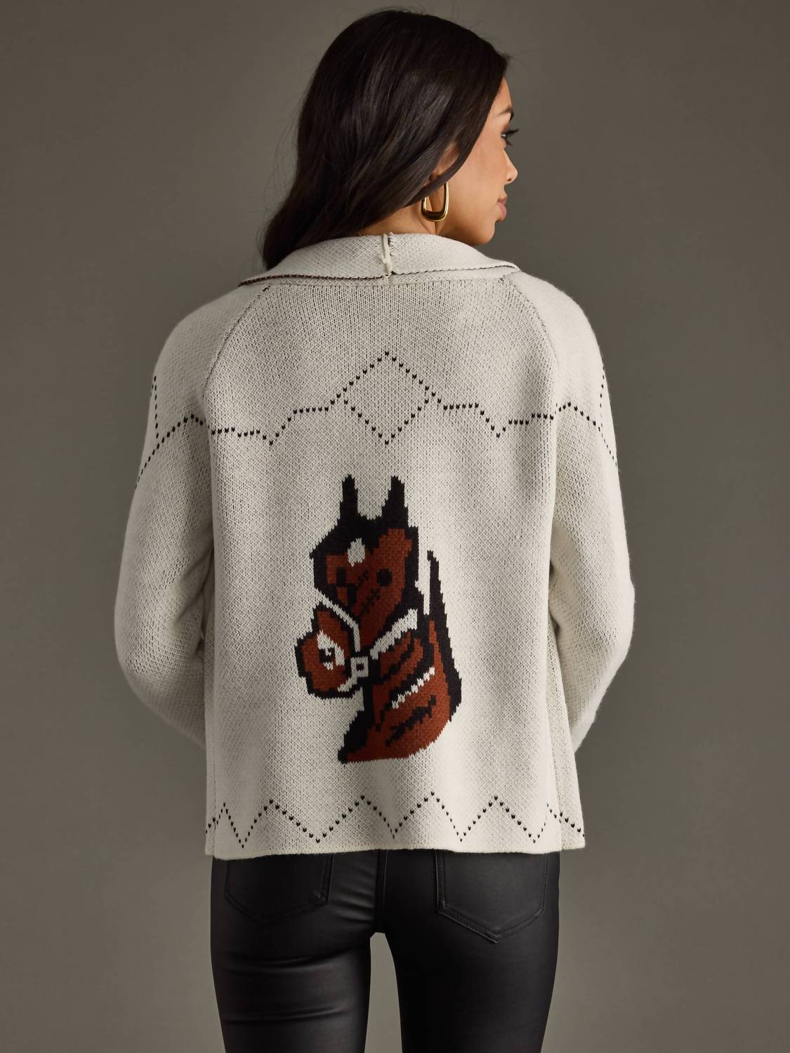 Panache Apparel - Horse Knit Cardigan