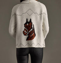 Panache Apparel - Horse Knit Cardigan