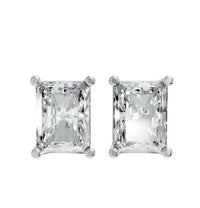 Aamiaa - Women's Radiant Shape 4 Prong Push Back Studs