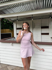 Kimberly C - Strawberry Mocha Athletic Dress