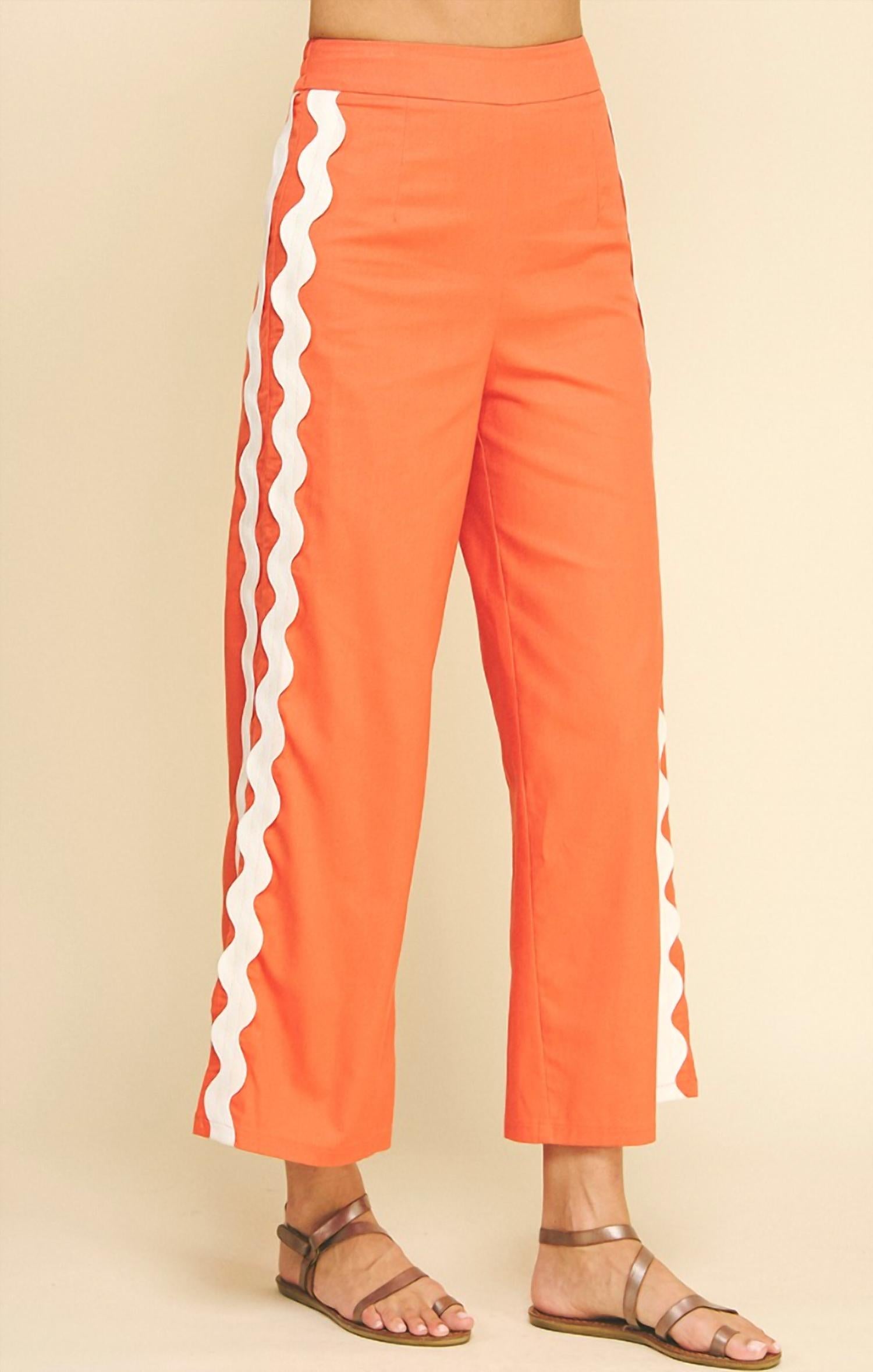 Pinch - Jackie Embroidered Wide Leg Pant