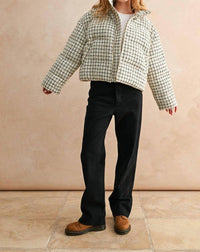 Miou Muse - Tweed Puff Jacket