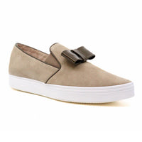 ALL BLACK Women's Tux Slip-on Sneakers in taupe - women's sneaker