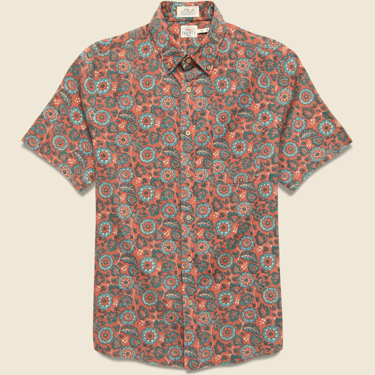 Faherty - Men's Short Sleeve Breeze Shirt