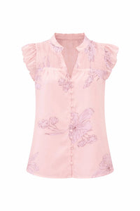 Allison New York - Skyler Flutter Sleeve Top