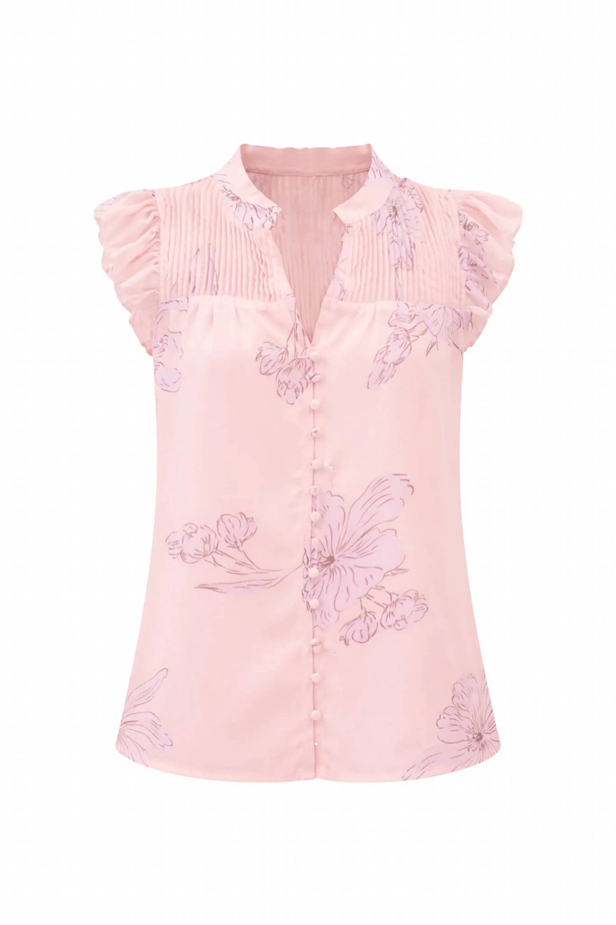 Allison New York - Skyler Flutter Sleeve Top
