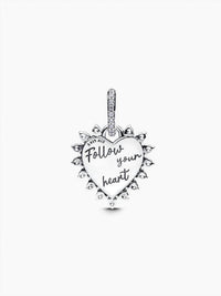 Pandora - Women's Spinnable Arrow Heart Dangle Charm