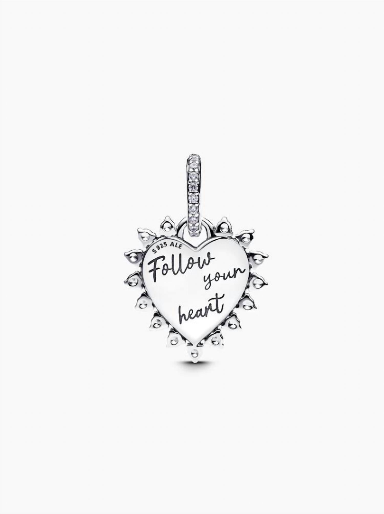 Pandora - Women's Spinnable Arrow Heart Dangle Charm