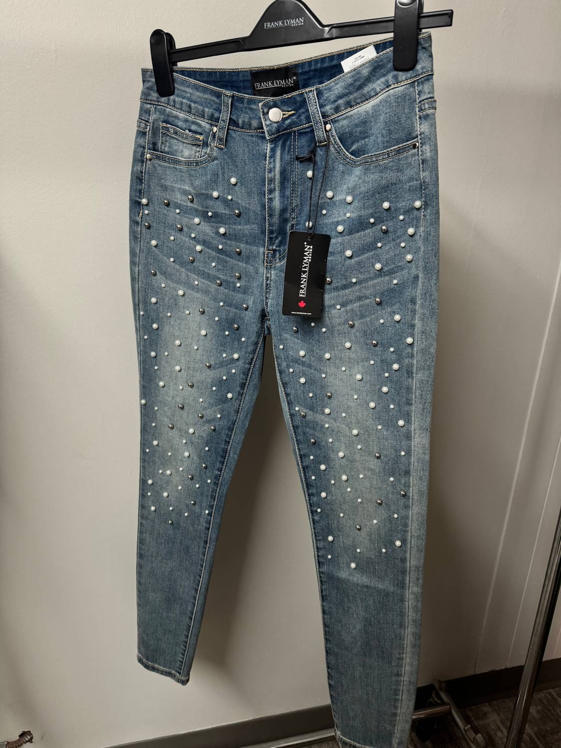 Frank Lyman - Pearl High Waisted 5 Pocket Jeans