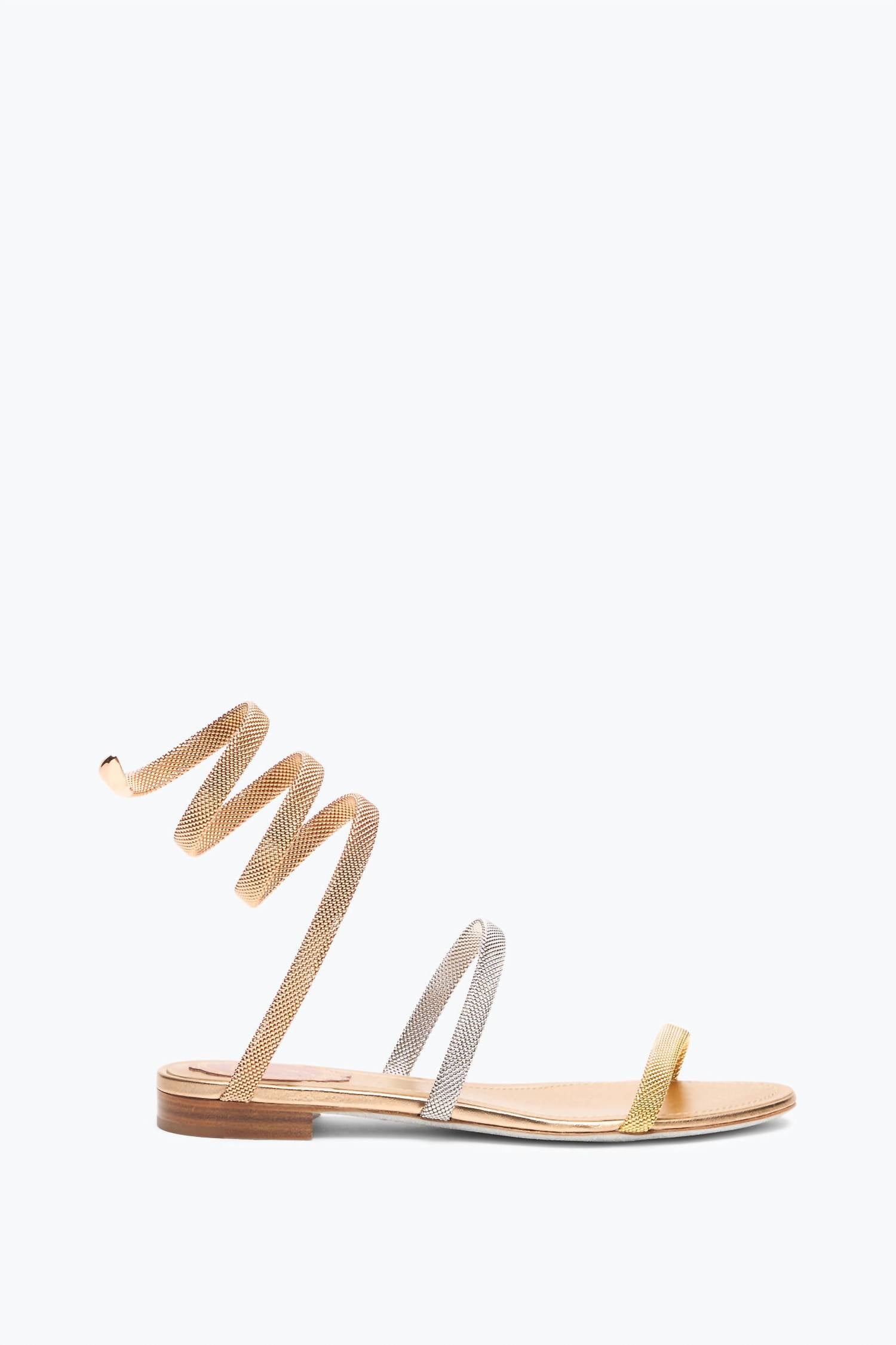 Rene Caovilla - Women's Cleo Tri-tone Flat Sandals