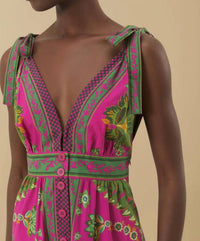 Farm Rio - Ana Tapestry Midi Dress